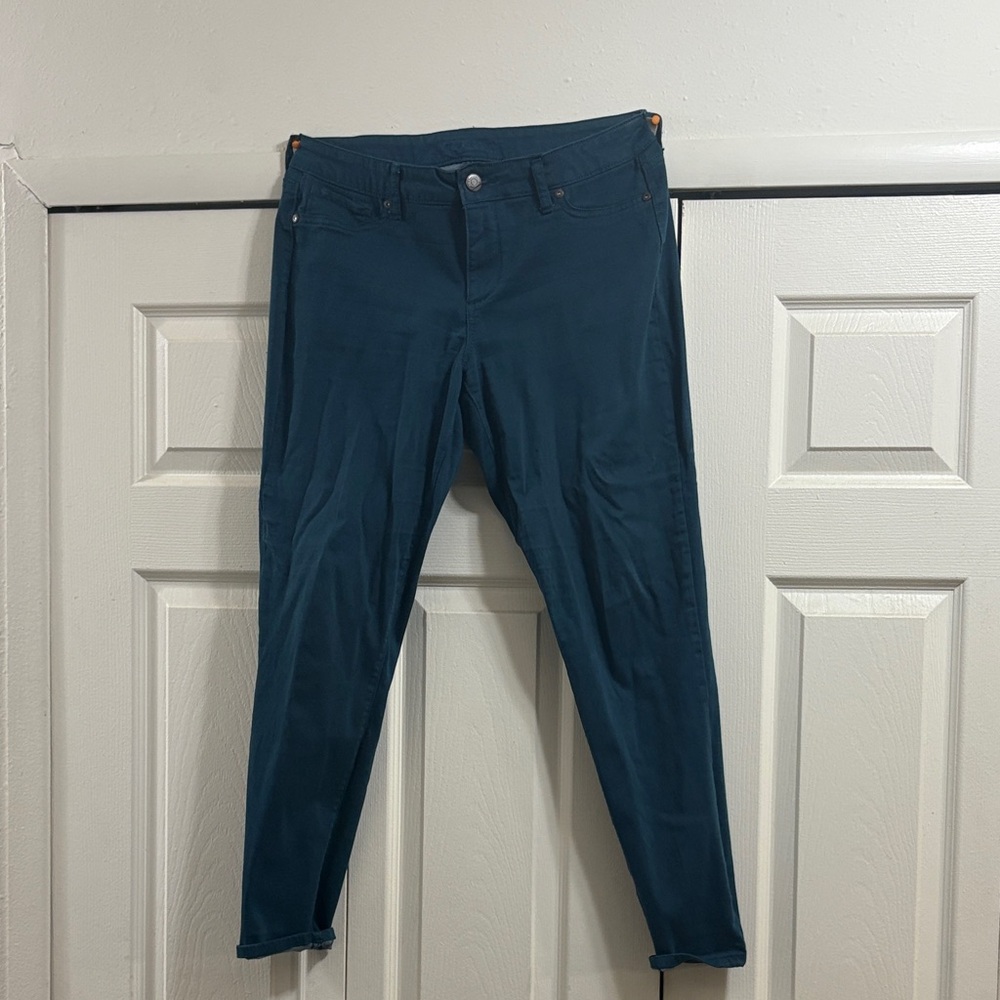 Maurices Deep Teal Skinny Jeans